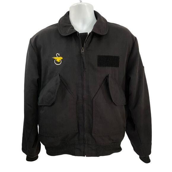 Gibson & Barnes Flight Jacket – Black – Size M – Superior Flightgear - Picture 1 of 12